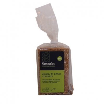 Smaakt Crackers vegan zaden & pitten bio